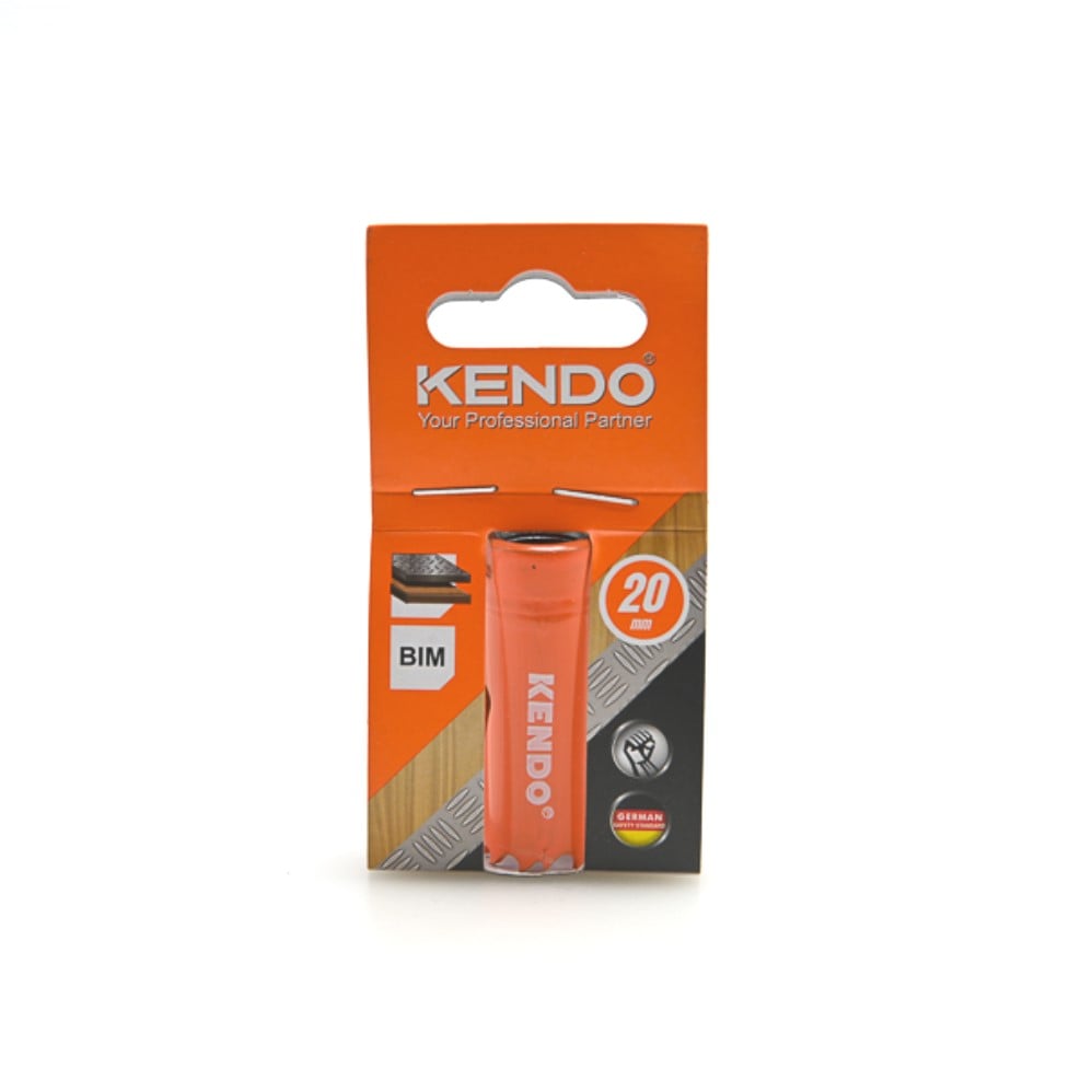SKI - สกี จำหน่ายสินค้าหลากหลาย และคุณภาพดี | KENDO 41002027 โฮลซอเจาะเหล็ก 20 mm. (1 ชิ้น/แพ็ค) แบบลึก